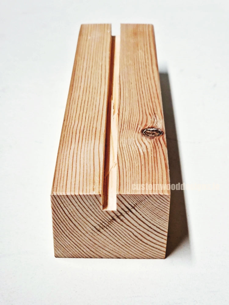 Load image into Gallery viewer, A5 Natural Pine Display Block – Black (Pack of 10) - Custom Wood Designs