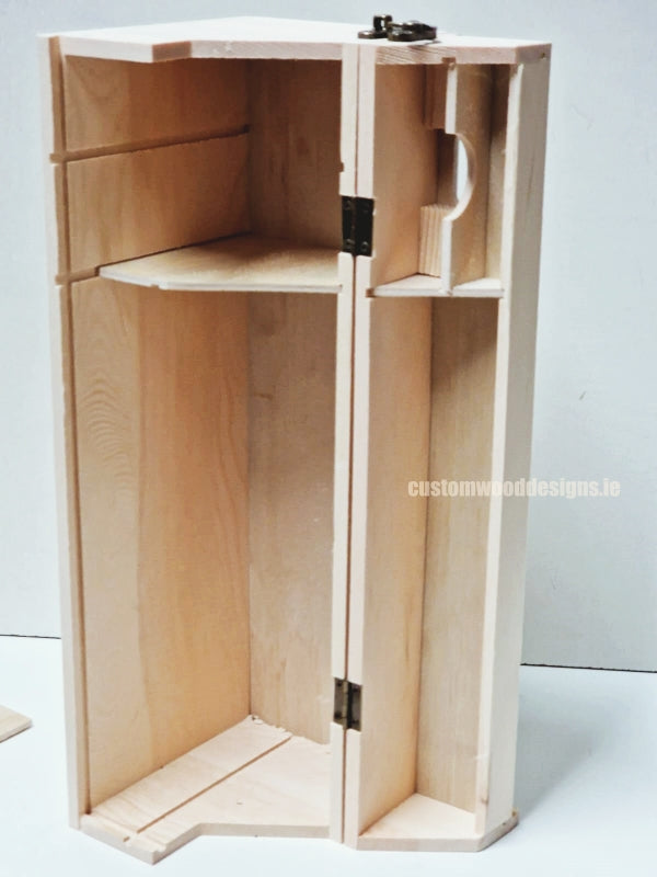 Load image into Gallery viewer, Bottle Box / Desk Topper x25 Custom Wood Designs Bottle Box Bottle Boxes Gift Boxes Single bottle box CustomWoodDesignsIreland483d8a9b-9e59-437f-ba84-e48de559f9ad