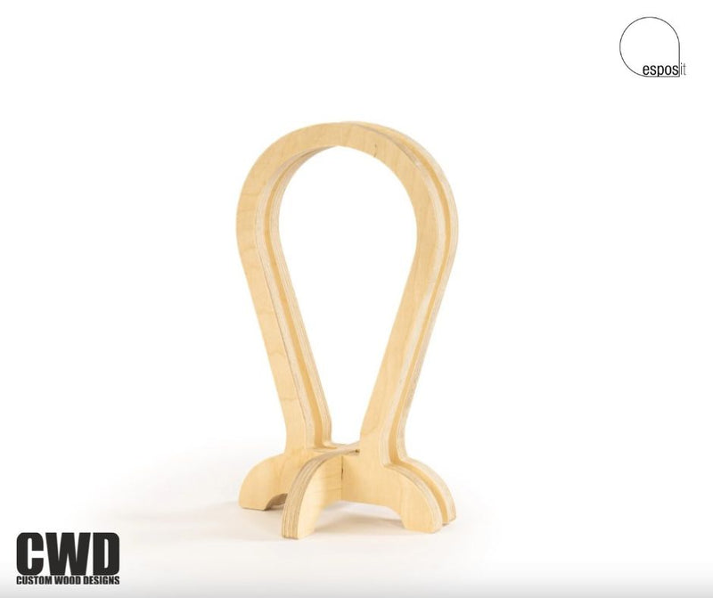 Load image into Gallery viewer, Mimi Headphone Stand - Custom Wood Designs