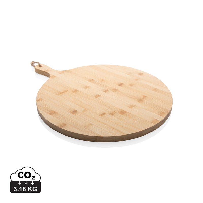 Load image into Gallery viewer, Ukiyo bamboo round serving board - Custom Wood Designs