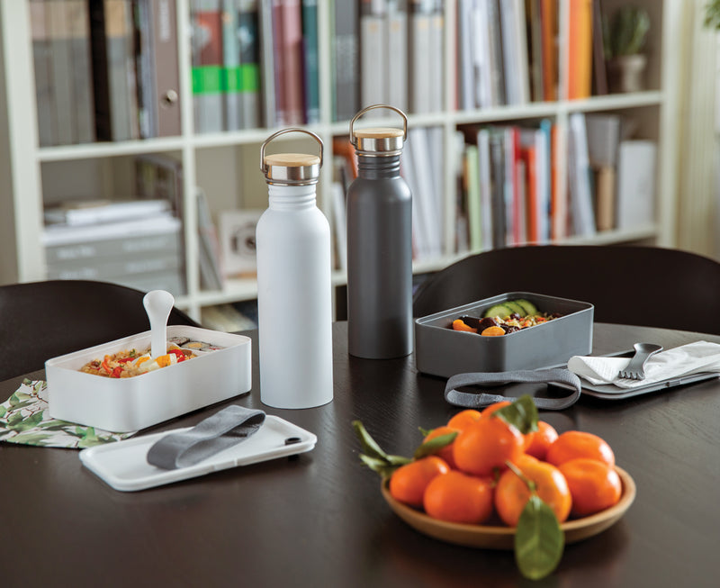 Load image into Gallery viewer, PP lunchbox with spork - Custom Wood Designs