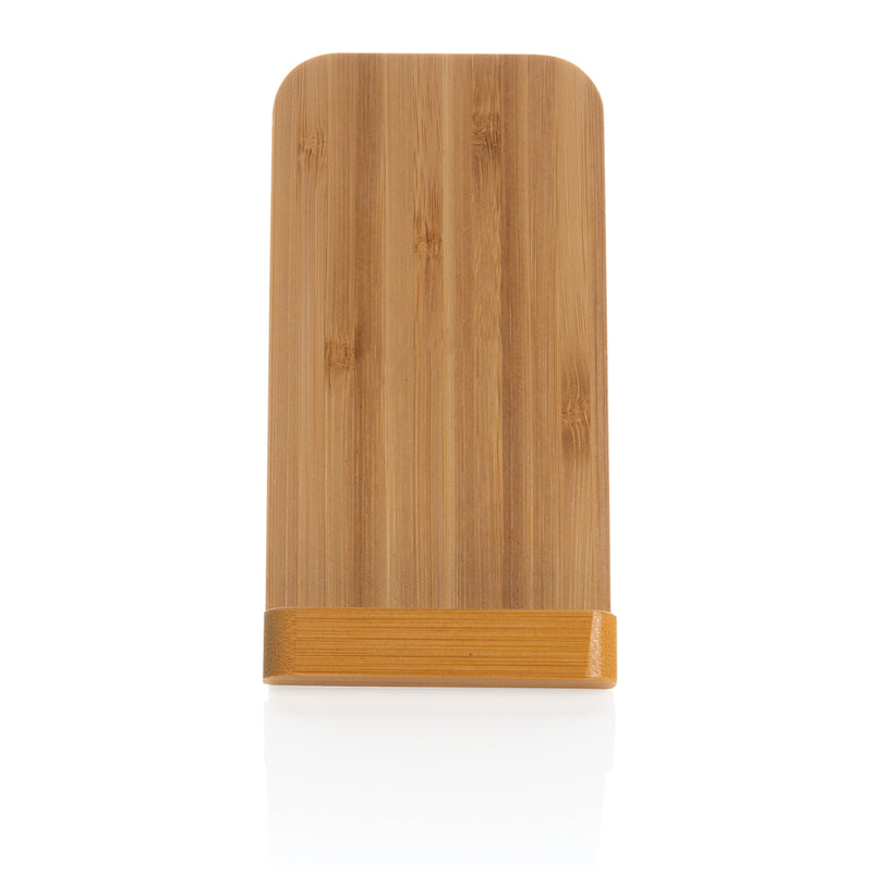 Load image into Gallery viewer, Bamboo 5W wireless charging stand - Custom Wood Designs