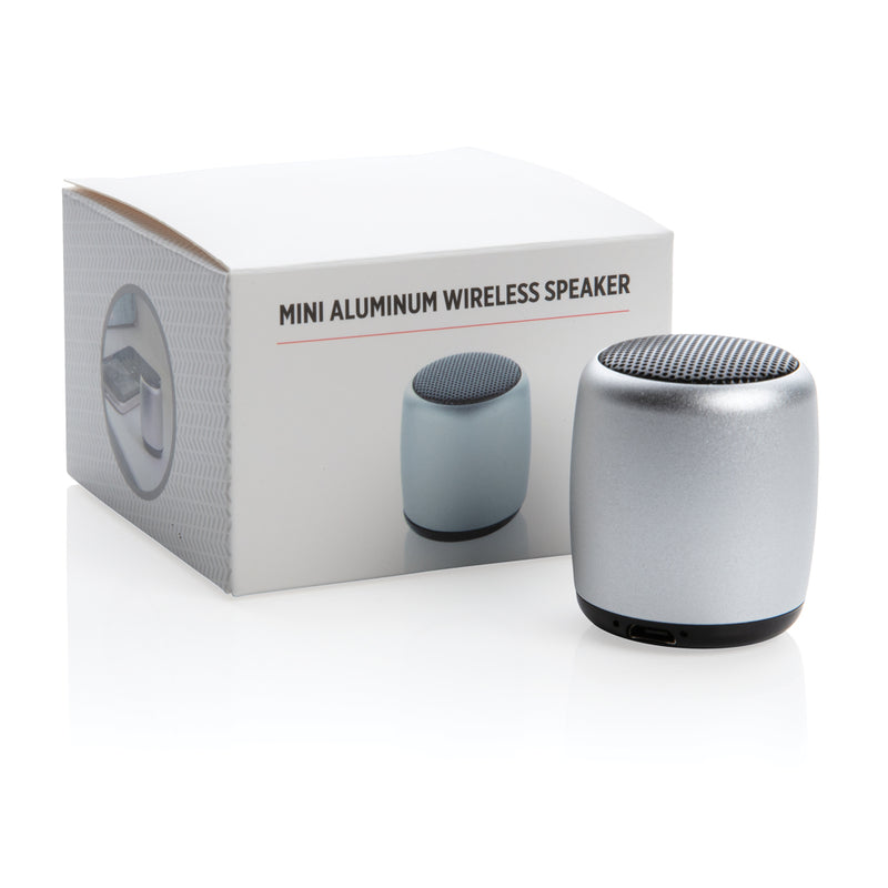 Load image into Gallery viewer, Mini aluminium wireless speaker - Custom Wood Designs