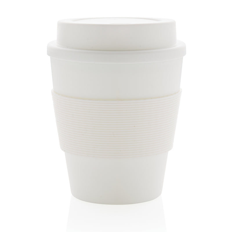 Load image into Gallery viewer, Reusable Coffee cup with screw lid 350ml - Custom Wood Designs