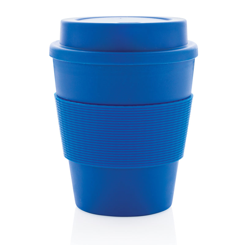 Load image into Gallery viewer, Reusable Coffee cup with screw lid 350ml - Custom Wood Designs