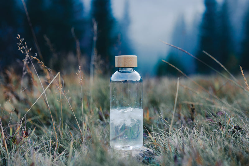 Load image into Gallery viewer, RCS RPET bottle with bamboo lid - Custom Wood Designs