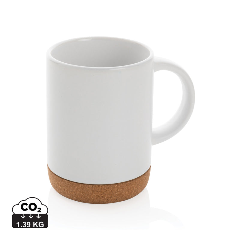 Load image into Gallery viewer, Ceramic mug with cork base 280ml - Custom Wood Designs