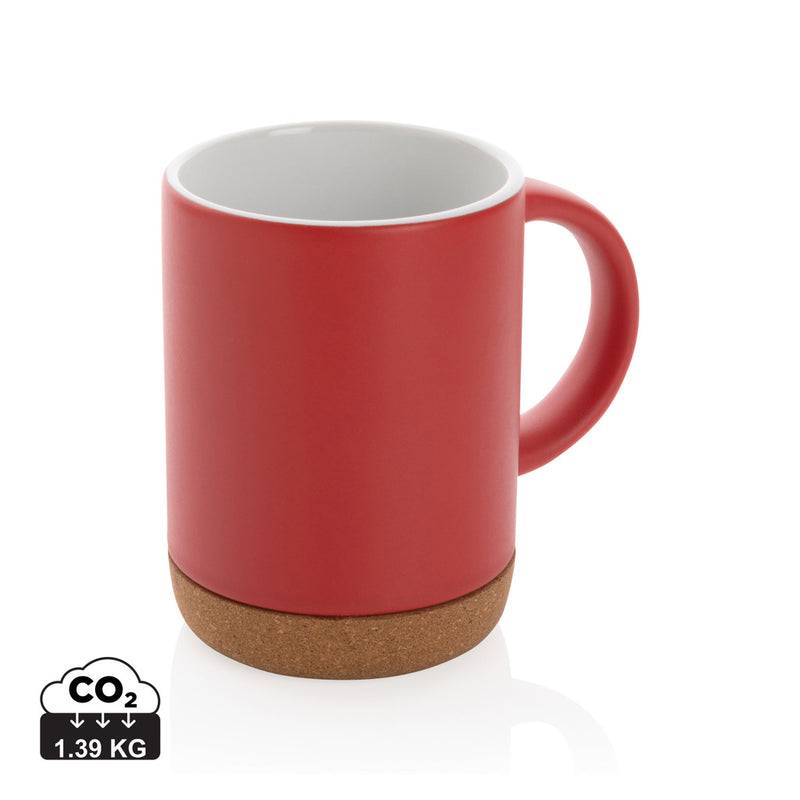 Load image into Gallery viewer, Ceramic mug with cork base 280ml - Custom Wood Designs