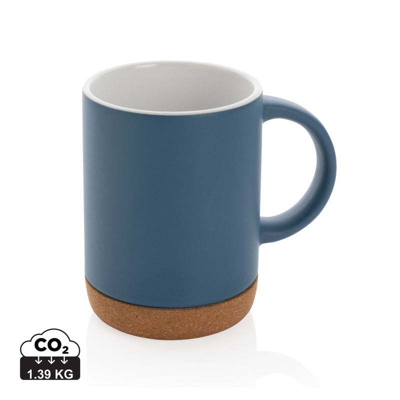Load image into Gallery viewer, Ceramic mug with cork base 280ml - Custom Wood Designs