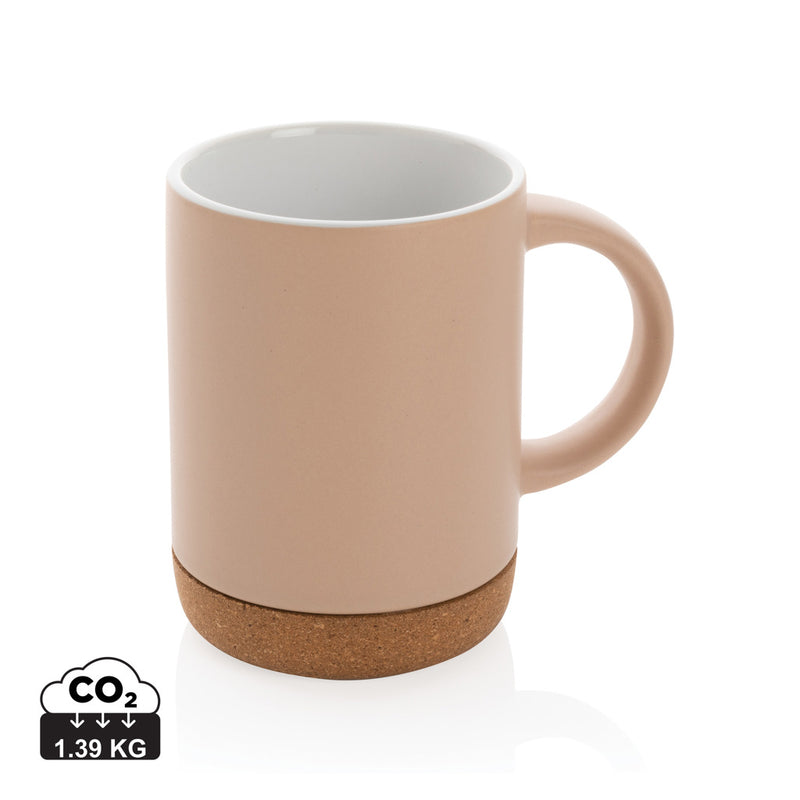 Load image into Gallery viewer, Ceramic mug with cork base 280ml - Custom Wood Designs