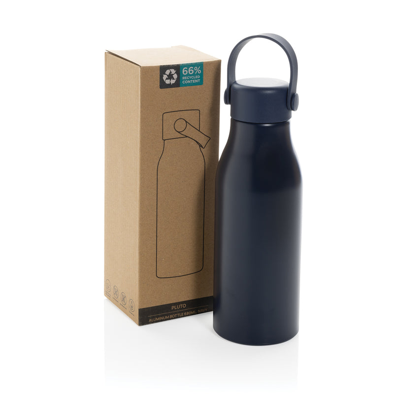 Load image into Gallery viewer, Pluto RCS Certified recycled aluminium bottle 680ml - Custom Wood Designs