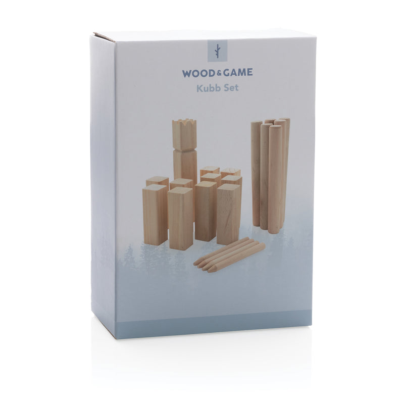 Load image into Gallery viewer, Wooden kubb set - Custom Wood Designs