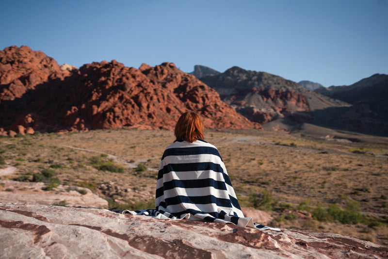 Load image into Gallery viewer, Yukari AWARE™ XL deluxe beach towel 100x180cm - Custom Wood Designs