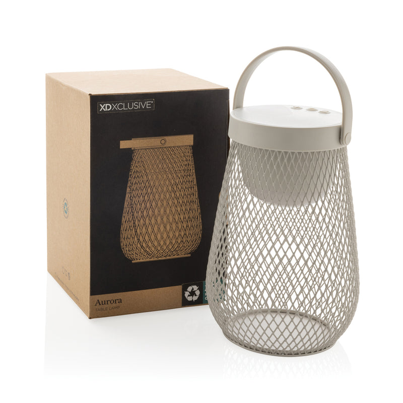 Load image into Gallery viewer, Aurora RCS recycled plastic USB re-chargeable table lamp - Custom Wood Designs