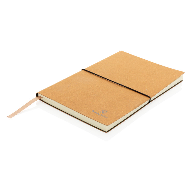 Load image into Gallery viewer, A5 GRS recycled leather notebook - Custom Wood Designs