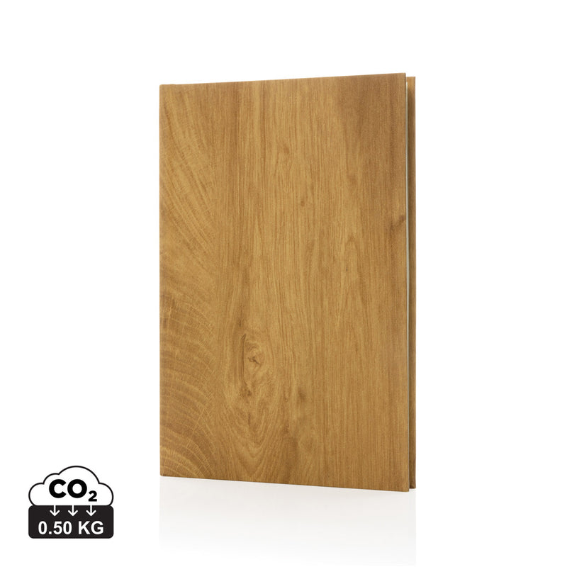 Load image into Gallery viewer, Kavana wood print A5 notebook - Custom Wood Designs