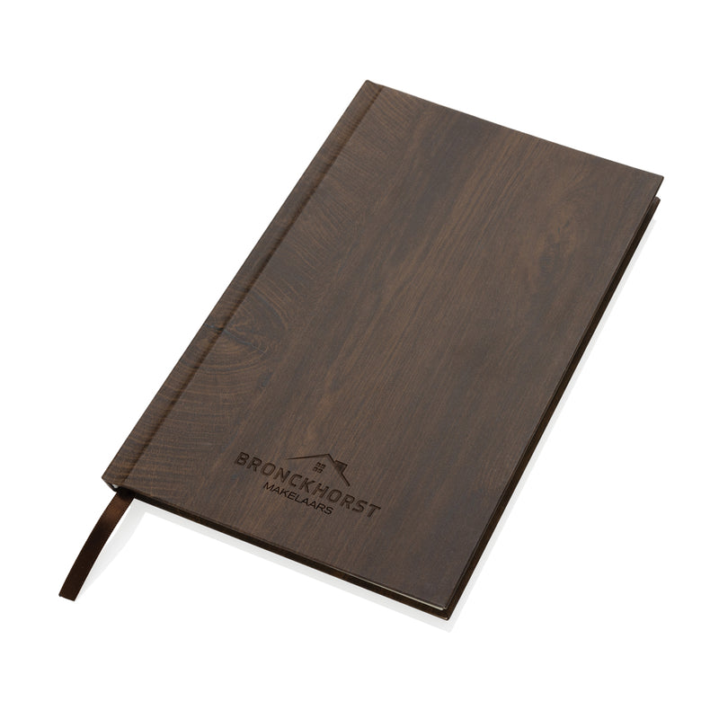 Load image into Gallery viewer, Kavana wood print A5 notebook - Custom Wood Designs