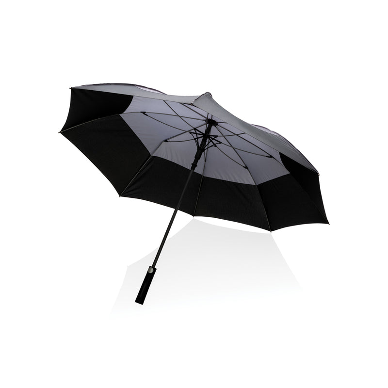 Load image into Gallery viewer, 27" Impact AWARE™ RPET 190T auto open stormproof umbrella - Custom Wood Designs