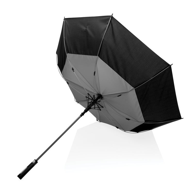 Load image into Gallery viewer, 27" Impact AWARE™ RPET 190T auto open stormproof umbrella - Custom Wood Designs