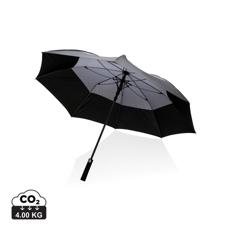 Load image into Gallery viewer, 27" Impact AWARE™ RPET 190T auto open stormproof umbrella - Custom Wood Designs
