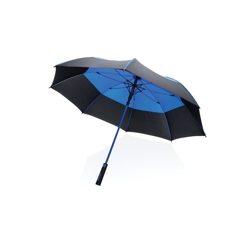Load image into Gallery viewer, 27" Impact AWARE™ RPET 190T auto open stormproof umbrella - Custom Wood Designs