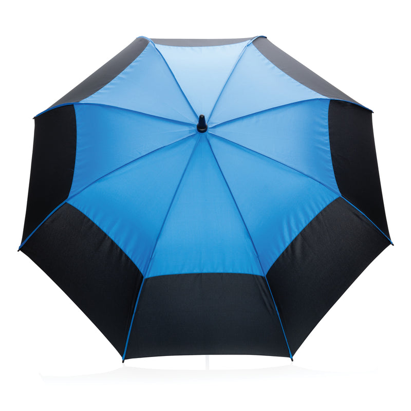 Load image into Gallery viewer, 27" Impact AWARE™ RPET 190T auto open stormproof umbrella - Custom Wood Designs