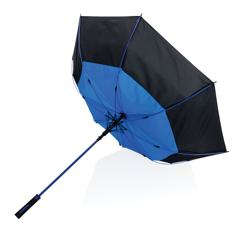 Load image into Gallery viewer, 27" Impact AWARE™ RPET 190T auto open stormproof umbrella - Custom Wood Designs