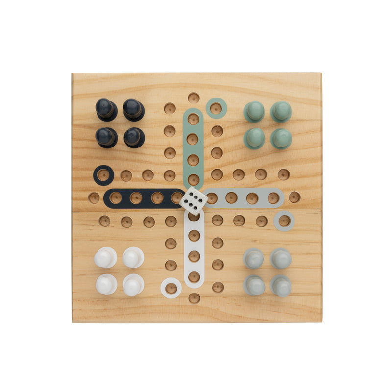 Load image into Gallery viewer, Claire wooden Ludo game - Custom Wood Designs