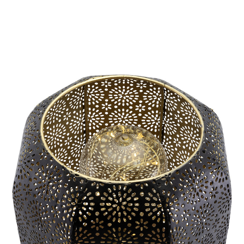 Load image into Gallery viewer, Securit® MARRAKESH Table Lamp - Black/Gold (Pack of 6) - Custom Wood Designs