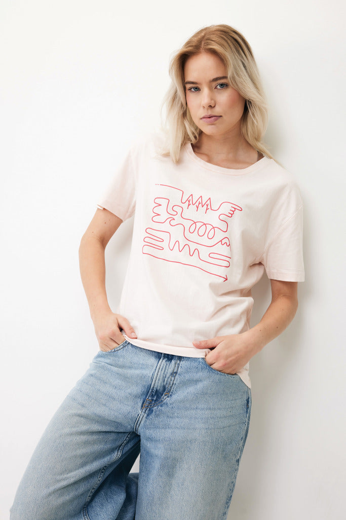 Load image into Gallery viewer, Yal women lightweight recycled cotton t-shirt - Custom Wood Designs