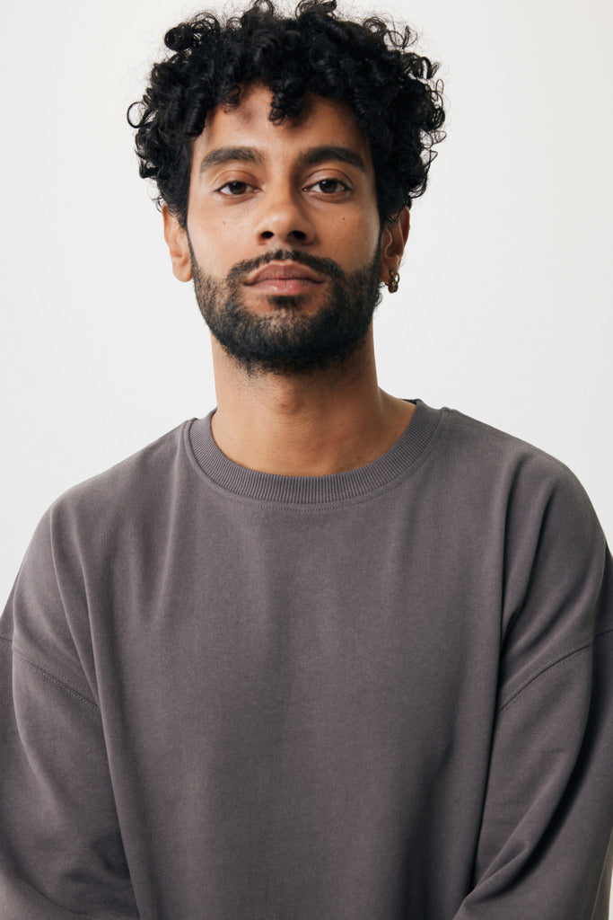 Load image into Gallery viewer, Kruge relaxed recycled cotton crew neck - Custom Wood Designs