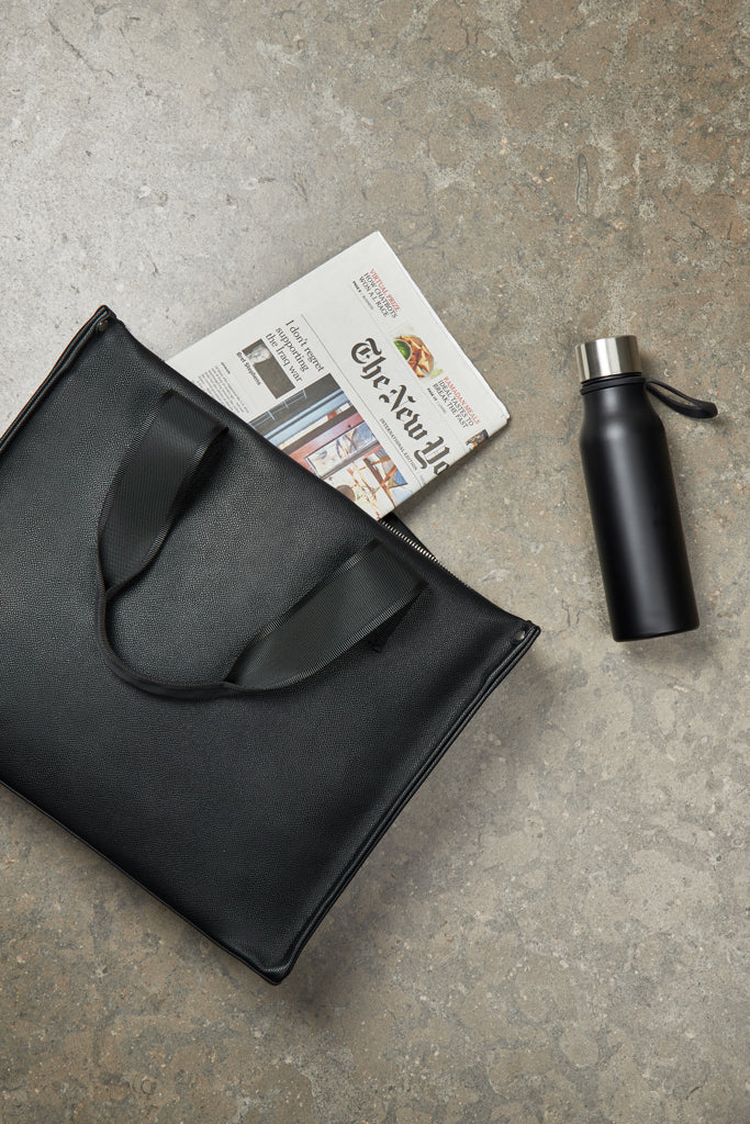 Load image into Gallery viewer, Bermon RCS recycled PU tote bag - Custom Wood Designs