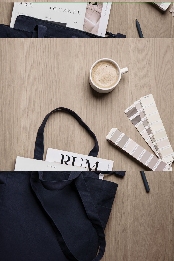 Load image into Gallery viewer, Hil AWARE™ recycled canvas zip tote - Custom Wood Designs