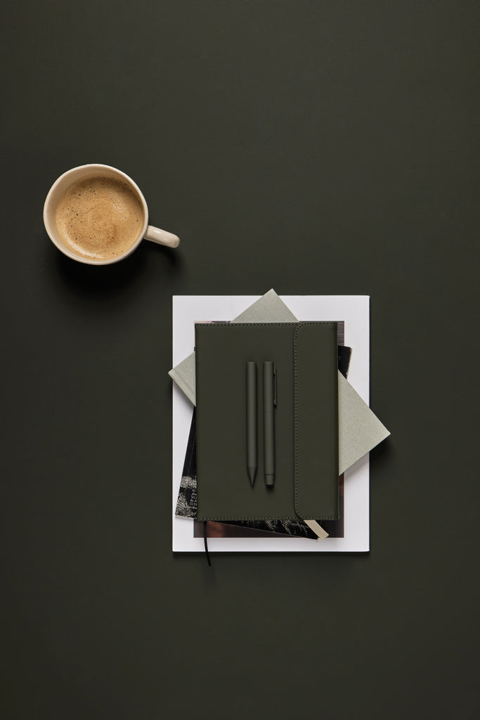 Load image into Gallery viewer, Baltimore GRS certified paper & PU notebook - Custom Wood Designs