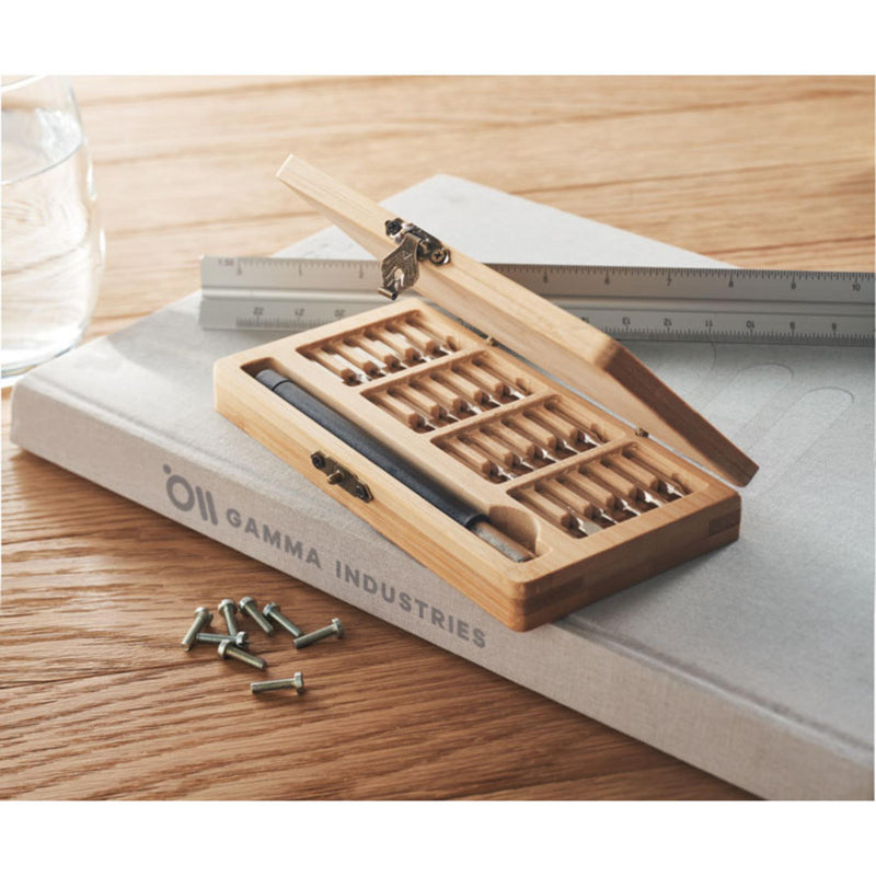 Load image into Gallery viewer, 24 piece wooden tool set