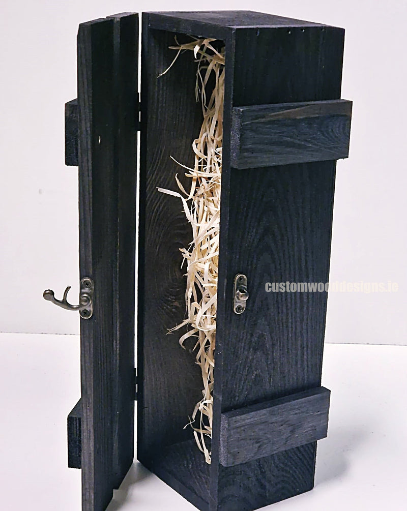Load image into Gallery viewer, premium-black-wood-bottle-box