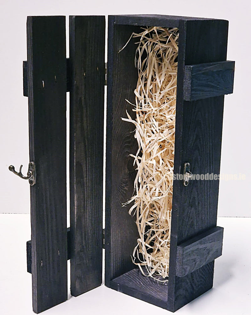 Load image into Gallery viewer, rustic-black-bottle-box