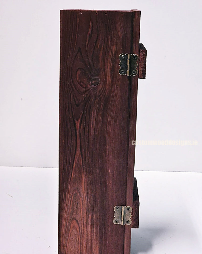 Load image into Gallery viewer, Rustic Bottle Box - Burgundy Single x 25 Bottle box Custom Wood Designs __label: Multibuy Bottle Box gift box Gift Boxes Single bottle box bottle-box-default-title-rustic-bottle-box-burgundy-single-53613451608407