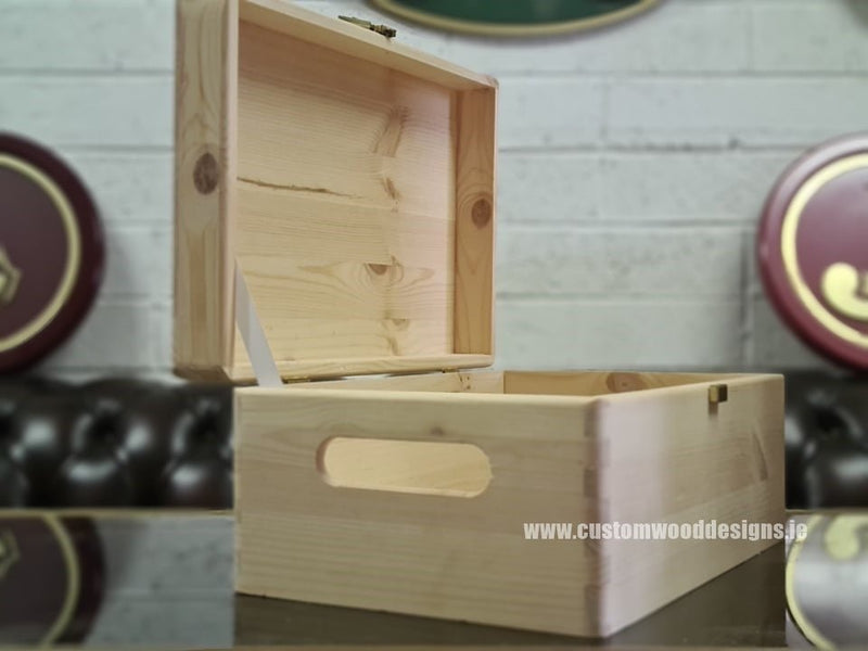 Load image into Gallery viewer, Pine Box MPB1 - 30 x 20 x 13.5cm Box with Lid pin __label: Upload Logo bedroom deco box box with lid container gift hamper box lid medium size room deco small box soild wood box wood wooden box-with-lid-unbranded-pine-box-mpb1-30-x-20-x-13-5cm-53612096749911