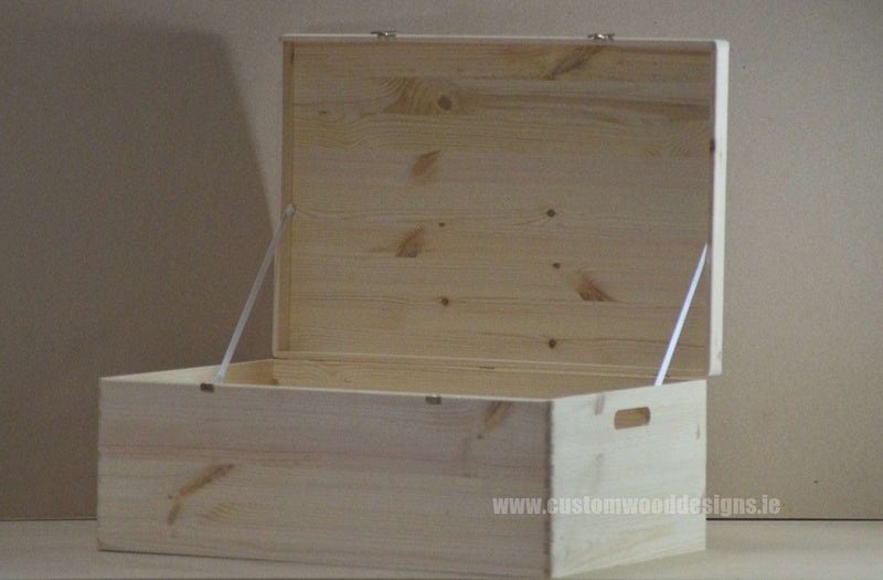 Load image into Gallery viewer, Pine Box MPB4 Box with Lid pin __label: Upload Logo bedroom deco big box big trunk big trunk wood box box with lid chest container crate gift large box open lid pine box room deco solid wood box storage box truk wood wooden box-with-lid-unbranded-pine-box-mpb4-53611998544215