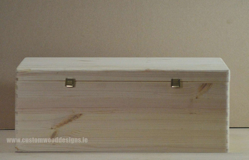 Load image into Gallery viewer, Pine Box MPB4 Box with Lid pin __label: Upload Logo bedroom deco big box big trunk big trunk wood box box with lid chest container crate gift large box open lid pine box room deco solid wood box storage box truk wood wooden box-with-lid-unbranded-pine-box-mpb4-53612005785943