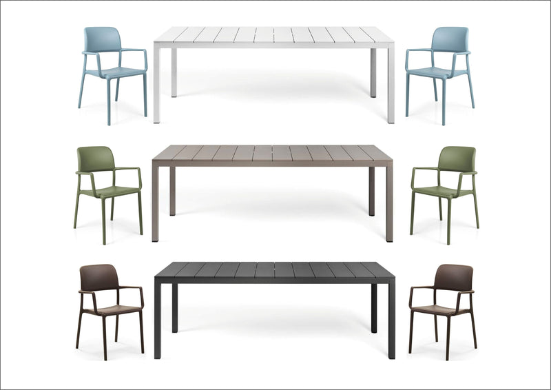 Load image into Gallery viewer, Nardi Rio Riva 8 Seater Outdoor Dining Set Custom Wood Designs Outdoor celeste-nardi-rio-riva-8-seater-outdoor-dining-set-51210914627927