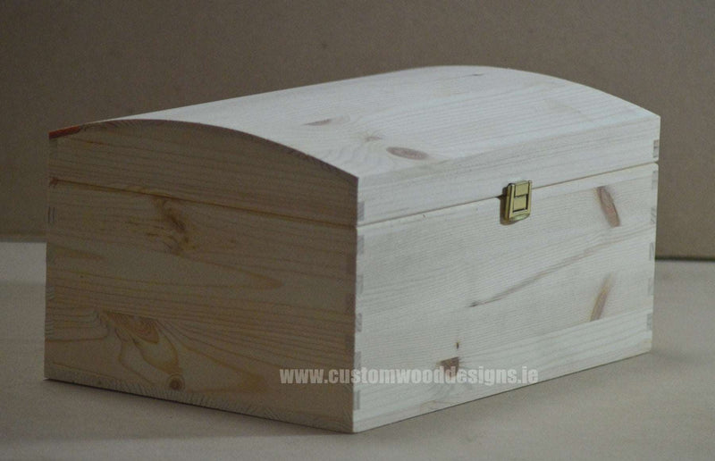 Load image into Gallery viewer, Pine Wood Chest CB5 35 X 25 X 18,5 cm Chest Box pin bedroom deco box box with lid chest container lock room deco wood wooden chest-box-unbranded-pine-wood-chest-cb5-35-x-25-x-18-5-cm-53611769758039