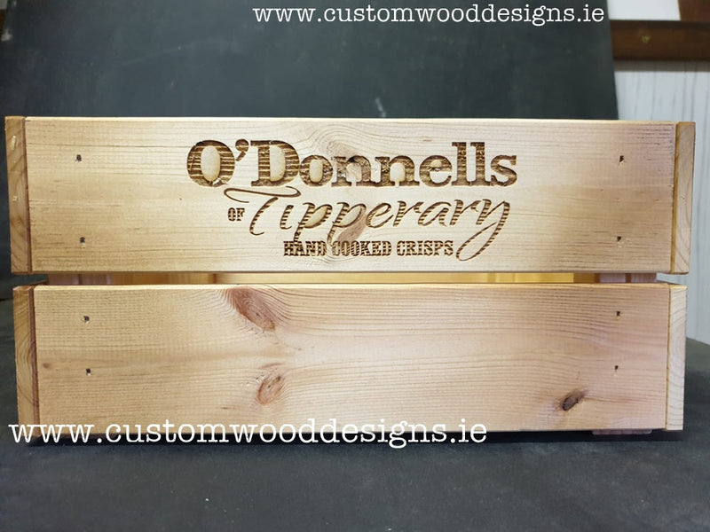 Load image into Gallery viewer, Small Pine Wood Crate Crate pin bedroom deco box container crate small box small crate wood wooden crate-default-title-small-pine-wood-crate-53612049498455