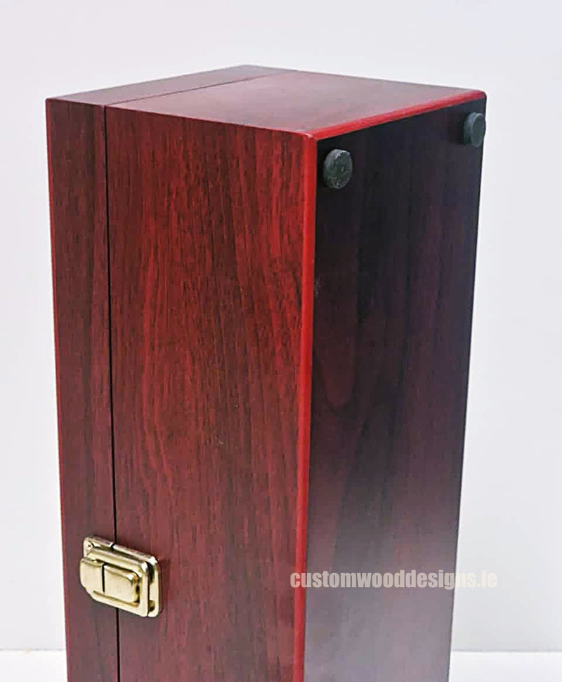 Load image into Gallery viewer, Bamboo Wine Box & Opener set - Rosewood Custom Wood Designs default-title-bamboo-wine-box-opener-set-rosewood-53613571998039
