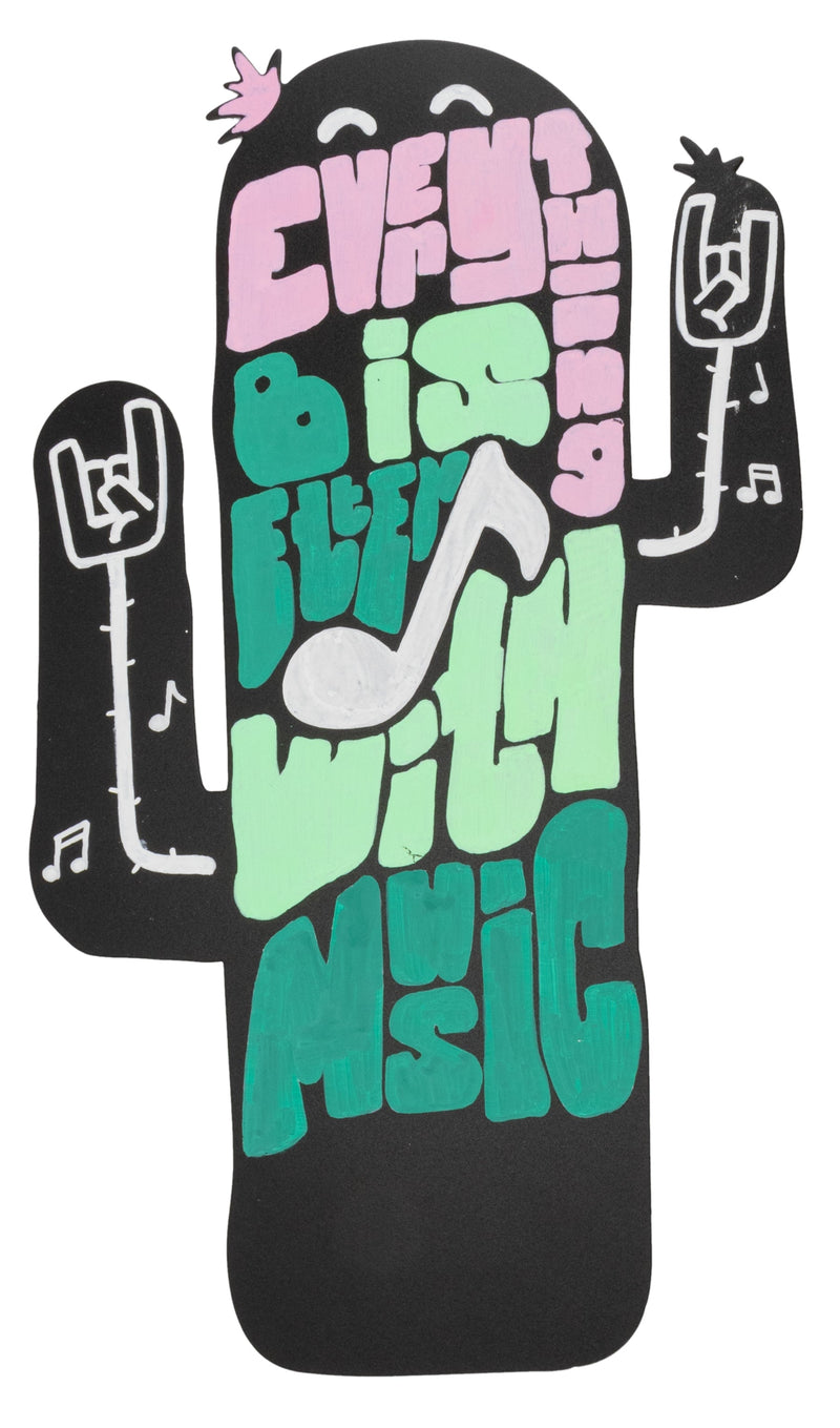 Load image into Gallery viewer, Cactus Chalkboard pack of 6 Custom Wood Designs __label: Multibuy default-title-cactus-chalkboard-pack-of-6-53613407633751