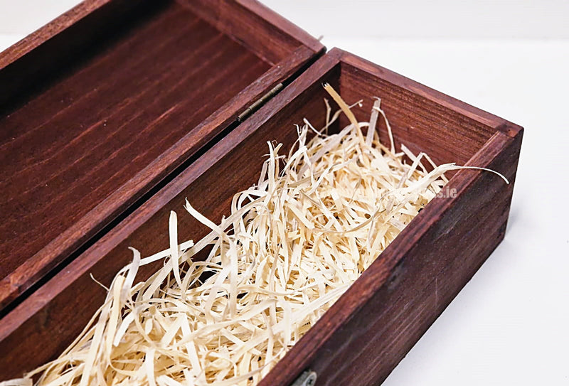 Load image into Gallery viewer, Hinged Lid 1 Bottle Box - Burgundy x25 Custom Wood Designs __label: Multibuy Bottle Box Bottle Boxes gift box Gift Boxes Single bottle box wooden Box default-title-hinged-lid-1-bottle-box-burgundy-x25-53613561610583