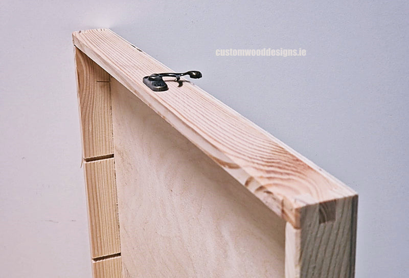 Load image into Gallery viewer, Hinged Lid 3 Bottle Box - Natural x25 Custom Wood Designs __label: Multibuy Bottle Box Bottle Boxes gift box Gift Boxes Single bottle box wooden Box default-title-hinged-lid-3-bottle-box-natural-x25-53613561545047