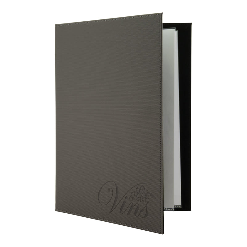 Load image into Gallery viewer, Velvet wine menu holder 8 x A4 pack of 10 Custom Wood Designs __label: Multibuy default-title-velvet-wine-menu-holder-8-x-a4-pack-of-10-53613303628119