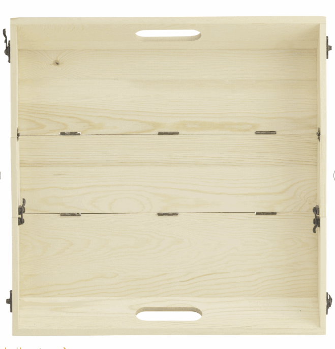 Load image into Gallery viewer, Wine Box Service Tray Custom Wood Designs default-title-wine-box-service-tray-53612277432663